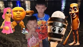 Kid draw-Thung Thung sahura - Traveletralala-Dindin Dun- Capuchino - Italian AI cartoon 