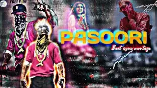 PASOORI ||Beat sync montage Free Fire ||Ali Sethi &times; Shae Gill ||OnePlus,9R,9,8T,7T,7,||Demers Gaming