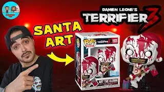 New Terrifier 3 Santa Art The Clown Funko Pop Coming Soon! | Horror Funko Pop | Terrifier Funko Pops