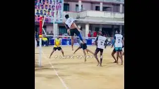 🔥HATHIL 💥 first ball boom shot |in Maddur 40k match ||@powerspikevb