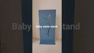 #craftinghack  baby name stand
