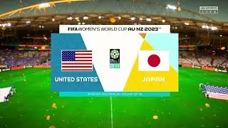USA vs. Japan | FIFA 23 Gameplay Women's World Cup 2023 | Round of 16 [4K 60FPS]