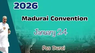 2026 Madurai Center Convention | January 24 | TPM Pastor Durai 