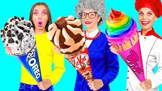 Me vs Grandma Cooking Challenge | Who Wins the Cooking War by FUN FOOD