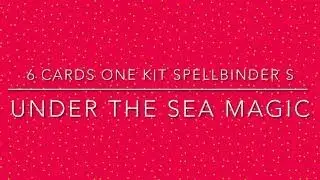 6 cards one kit / Spellbinders card kit of the month July 2022