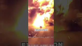 Взрыв на бензовозе🔥