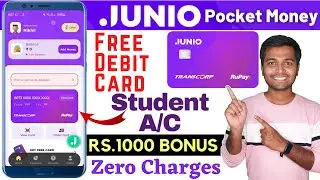 Junio Account opening online | Student bank account open | Junio bank account open online |