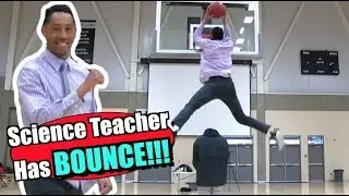 Science Teacher Puts on Slam DUNK Show for Students!!