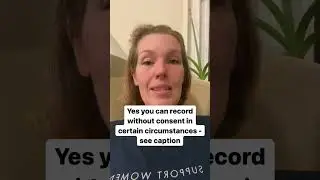 Can you record telephone conversations with your clients without their consent? 🙄