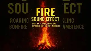 Fire Sound Effect | Roaring Flames, Crackling Bonfire & Intense Fire Ambience