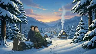 A Cozy Life Inside a Mountain Cave on Snowy Days |Ghibli Silent Days| Ghibli-Style Video
