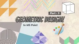 Geometric Design |  Part - 3 | MS Paint | Wall d&eacute;cor | DIY | Best out of waste