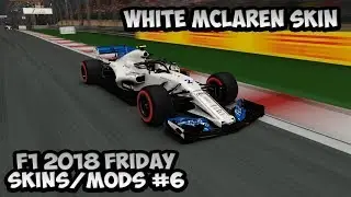 White McLaren Skin- F1 2018 Friday Skins/Mods #6