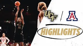 UCF Women's Basketball, 58 at Arizona, 55 // FULL GAME HIGHLIGHTS // Jan. 10, 2026