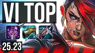 VI vs CHO'GATH (TOP) | 7 solo kills | EUW Diamond | 25.23