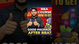 How to Get a High Salary Package After BBA in 2025? 💼#shorts #bba