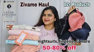 Zivame Haul - Nightsuit, Lingerie & More | 50-80% off | Grand Lingerie Festive Sale 2025