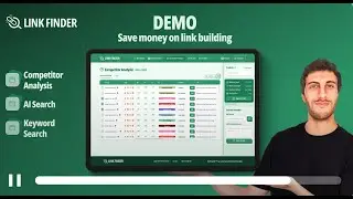 Link Finder Demo - Save time and money on your linkbuilding campaigns. Stop overpaying for links.