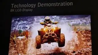 InfoComm 2016 - 8K LCD Display Technology Demonstration