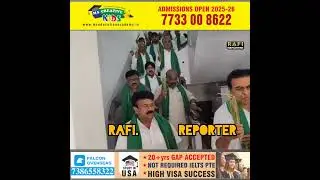 BRS MLAs & MLCs #Protest in the#Assembly premises with #Dried Rice Husks