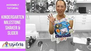 DIY Kindergarten Cake Topper Shaker, Slider, and Swivel - Milestone Shaker | Assembly Tutorial