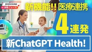 🎥 【速報】AI業界4連発！ChatGPT健康機能登場・チャットボット死亡事件で和解・Dell「AI PCは売れない」・プログラマー質問サイト利用者78%激減