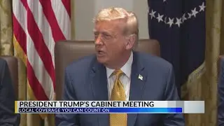 Trump holds Cabinet meeting amid tariff talks