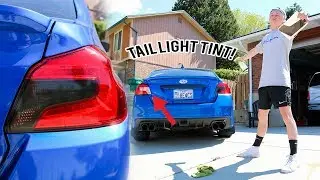 2016 WRX Tail Light Tint Strips!