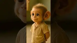 small baby monkey Rio and his mother emotional 😂scene story🙏