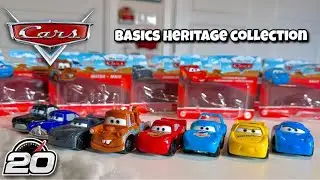 Распаковка и обзор коллекции Disney Cars Basics 2026 года &mdash; автомобили из серии Heritage Edition.