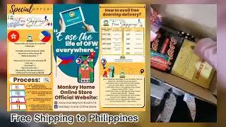 Quick Delivery Time with Monkey Home Free Shipping to Philippines 🇵🇭🇵🇭🇵🇭
