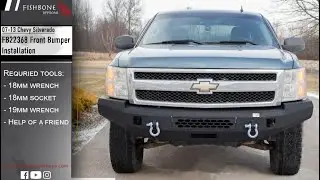 FB22368 07-13 Chevy Silverado Front Bumper Installation Guide