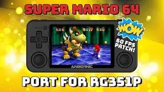 Super Mario 64 port for the RG351P