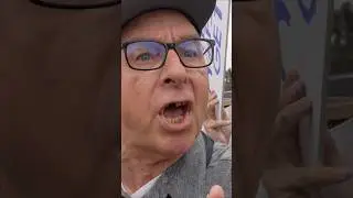 Anti-Trump protester FREAKS OUT