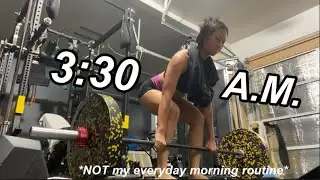 3:30 AM PRODUCTIVE SCHOOL MORNING ROUTINE!  | school vlog 2022 | middle school vlog *8th grade*