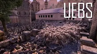 12.000 Werewolfs vs 12.000 Dragon Mans- Ultimate Epic Battle Simulator 2- UEBS 2