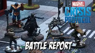 Marvel Crisis Protocol Battle Report - World War Marvel Ep. 229: Weapon X Vs. Black Order