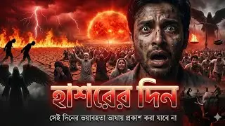 হাশরের ময়দানে মানুষ যে ভয়ংকর দূশ‍্য দেখবে Day of Judgment Explained Hashor Bangla Story 