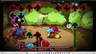 playing fnf mods (since i nearly fell asleep *-*)