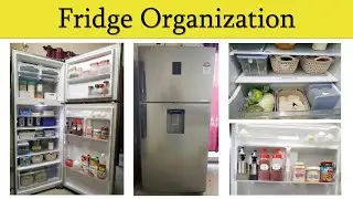 How to organize a Fridge| Small Fridge Organization Tips| Fridge Organization Ideas|Fridge Tour