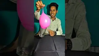 How to Lift a Glass with a Balloon! 🔥😲 #Shorts #experiment