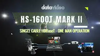 Single Cable HDBaseT One Man Operation | HS-1600T MARK II