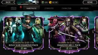 KOLD WAR DIAMOND PACK OPENING (I GOT KOLD WAR SCORPION)