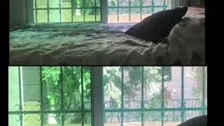 Original video vs panning effect video (comparison)