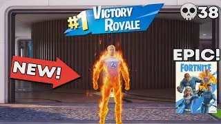 *NEW* Fortnite Johnny Storm Skin Gameplay!!! (Chapter 6 Season 3)