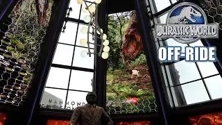 Jurassic World Adventure Off-Ride (60FPS), Universal Studios Beijing Dark Ride | Non-Copyright