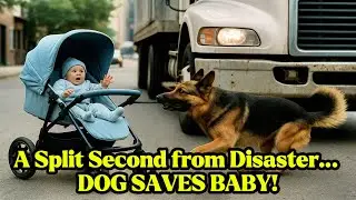 Split‑Second Rescue: Dog Snatches Baby from Under Truck!