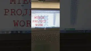 MTECH PROJECT # UPSC #project work # Civil engineer #etabs