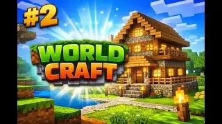 Building a mansion in Worldract//Worldcraft gameplay #2// #technogamerz
