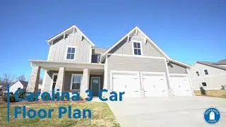Newcastle Homes Presents the Carolina 3 Car Garage Plan!